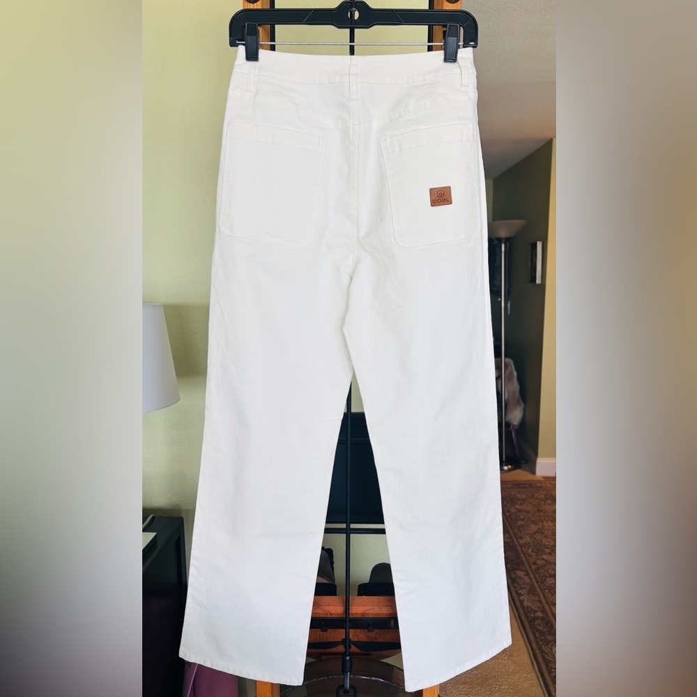 Coal White Denim Button Fly Jeans Size  3 - Picture 2 of 7